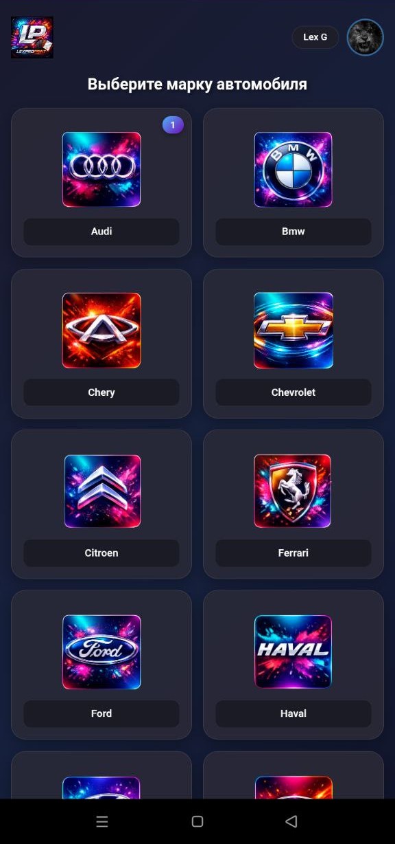 Выбор автомобиля